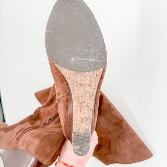 Cole Haan Brown Over the Knee Boots Suede - Picture 7 of 10